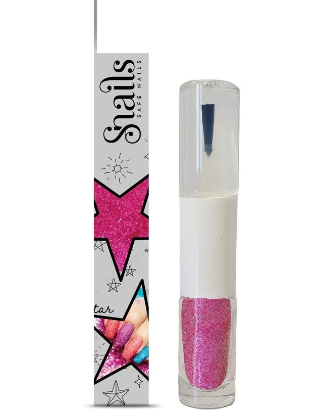 Snails 2 in 1 Pink Nail Polish (washable)