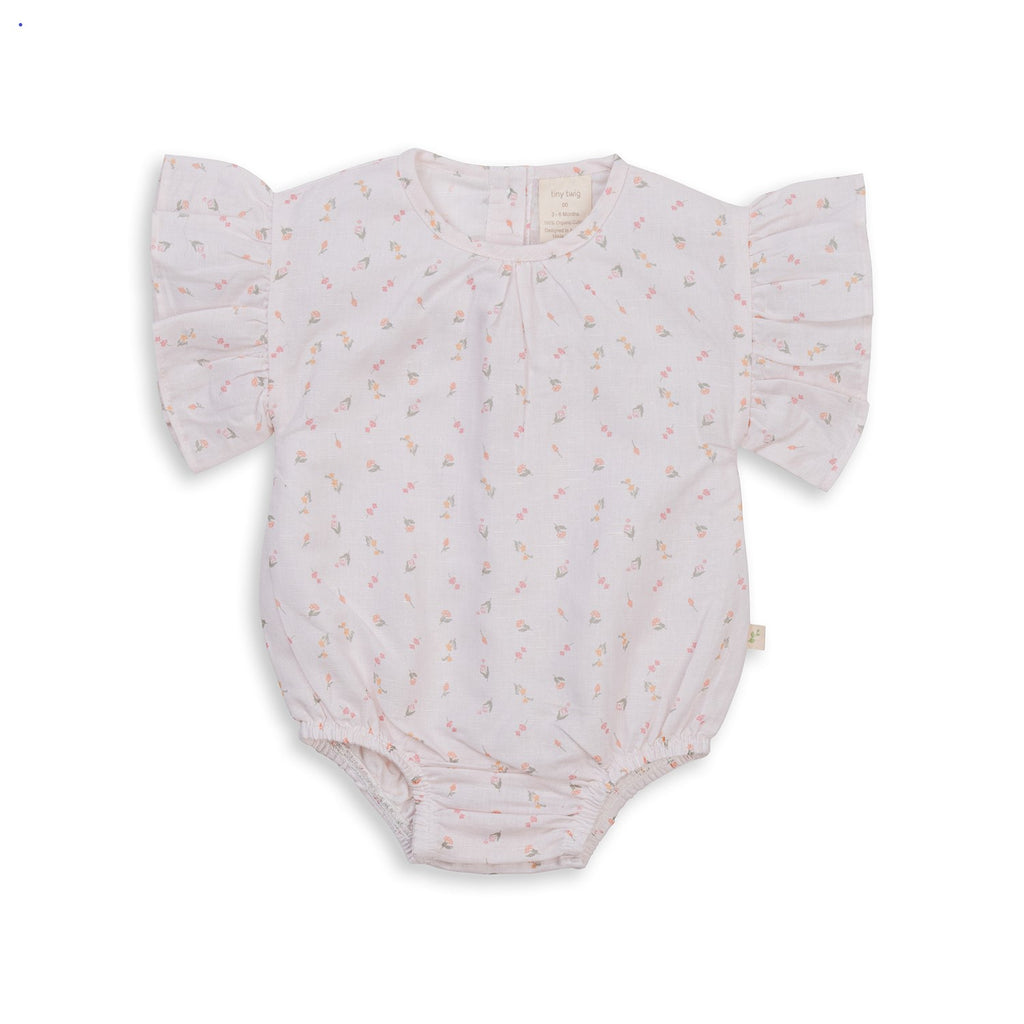 Frill Sleeve Bodysuit - Pretty in Pink