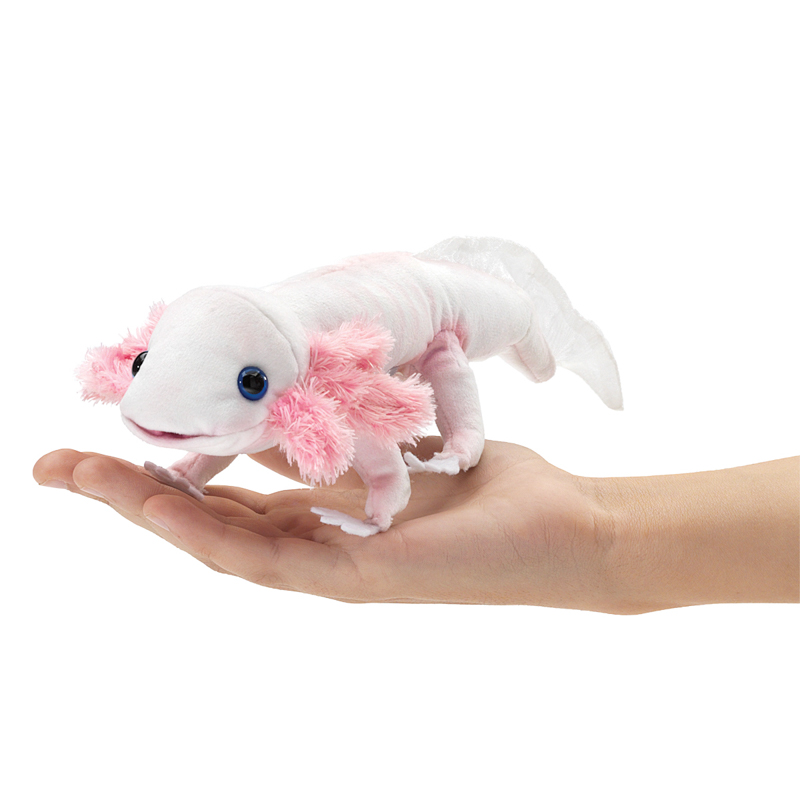 Axolotl Hand Puppets