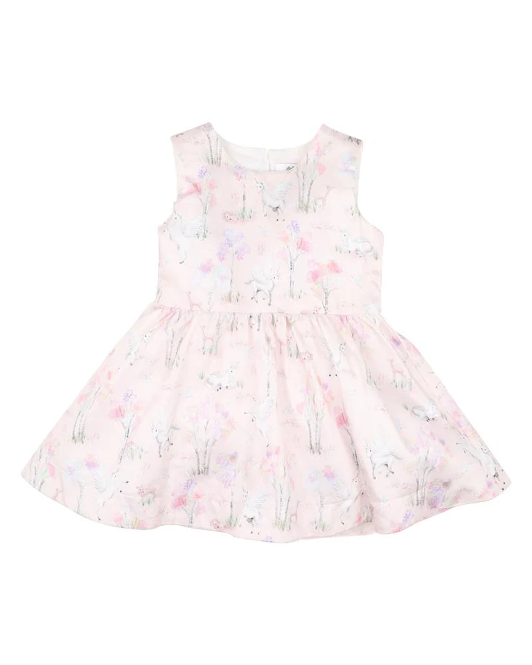 Florence Unicorn Print Dress