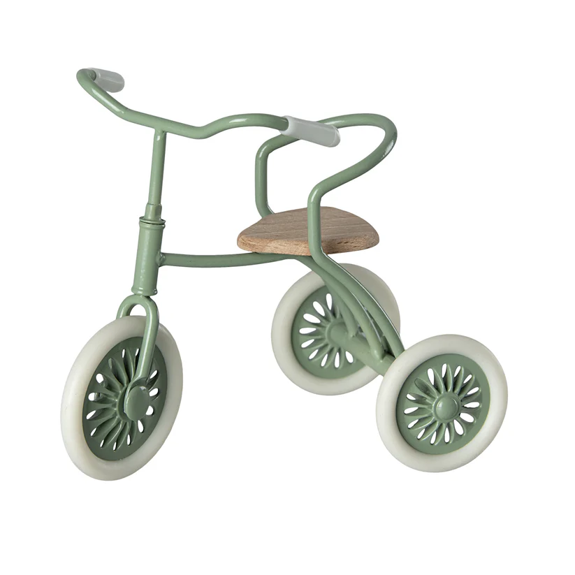 Tricycle for mouse green & bike basket 2024