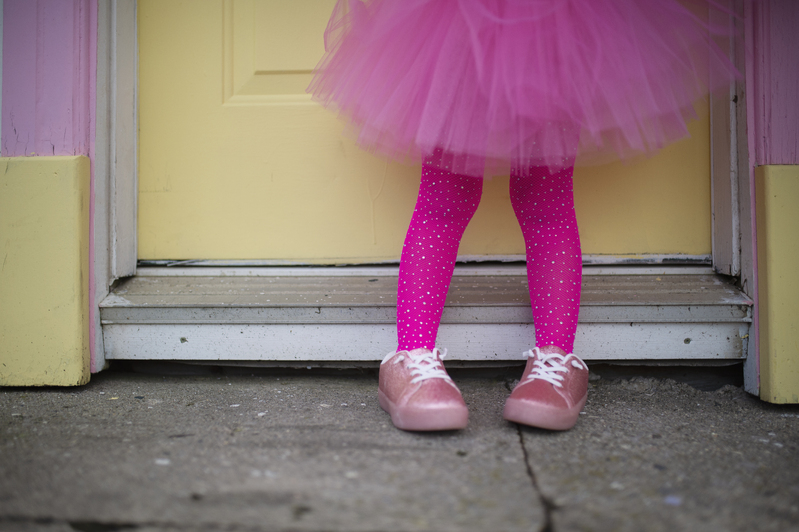 Great Pretenders Hot Pink Rhinestone Tights