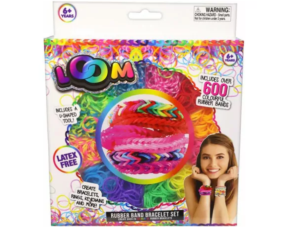 Loom Rubber Band Bracelet Set (600pcs)