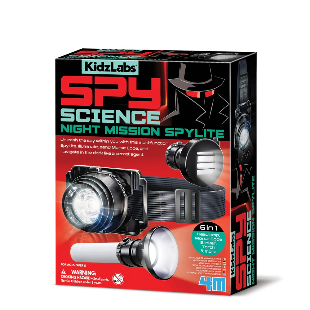 KidzLabs Spy Science Night Mission Spylite