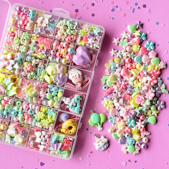 Pastel Shapes & Beads