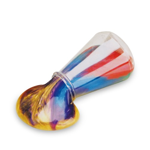 Rainbow Slime in a flask