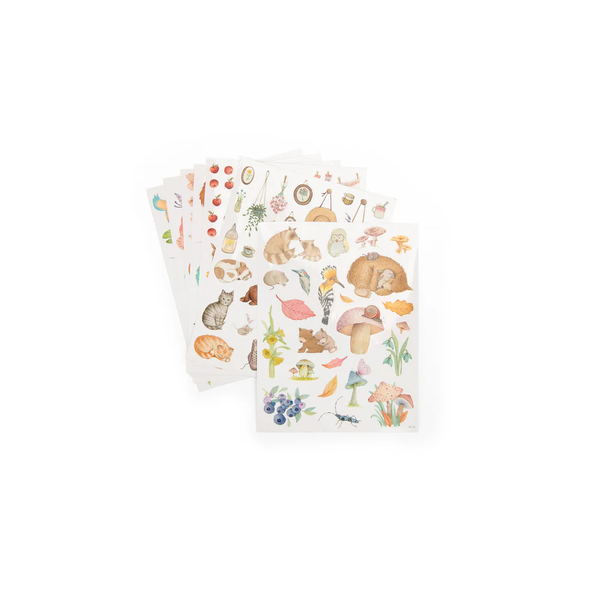 Les Rosalies pack of 108 stickers