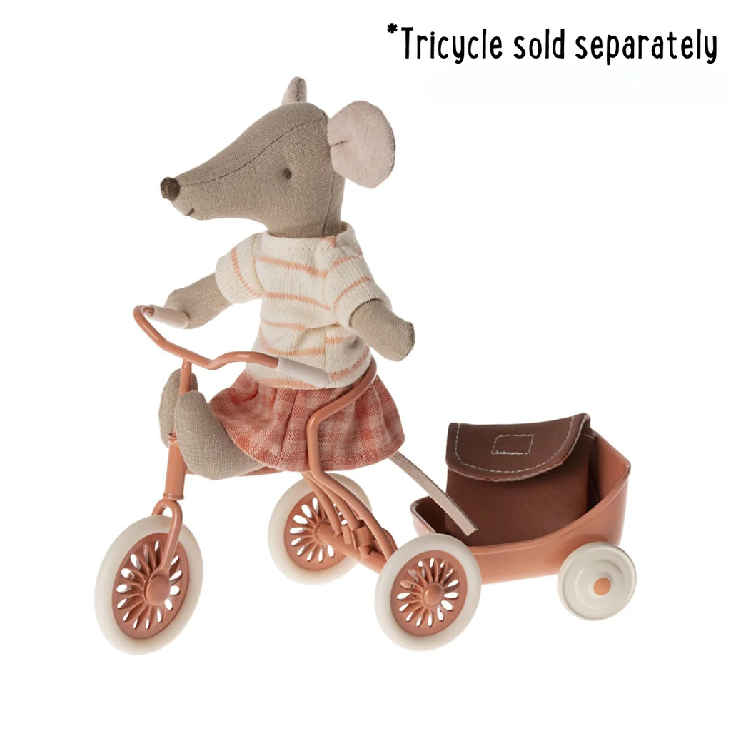 Mouse Tricycle Big Sister with Bag Coral 2024 (tricycle sold separately)