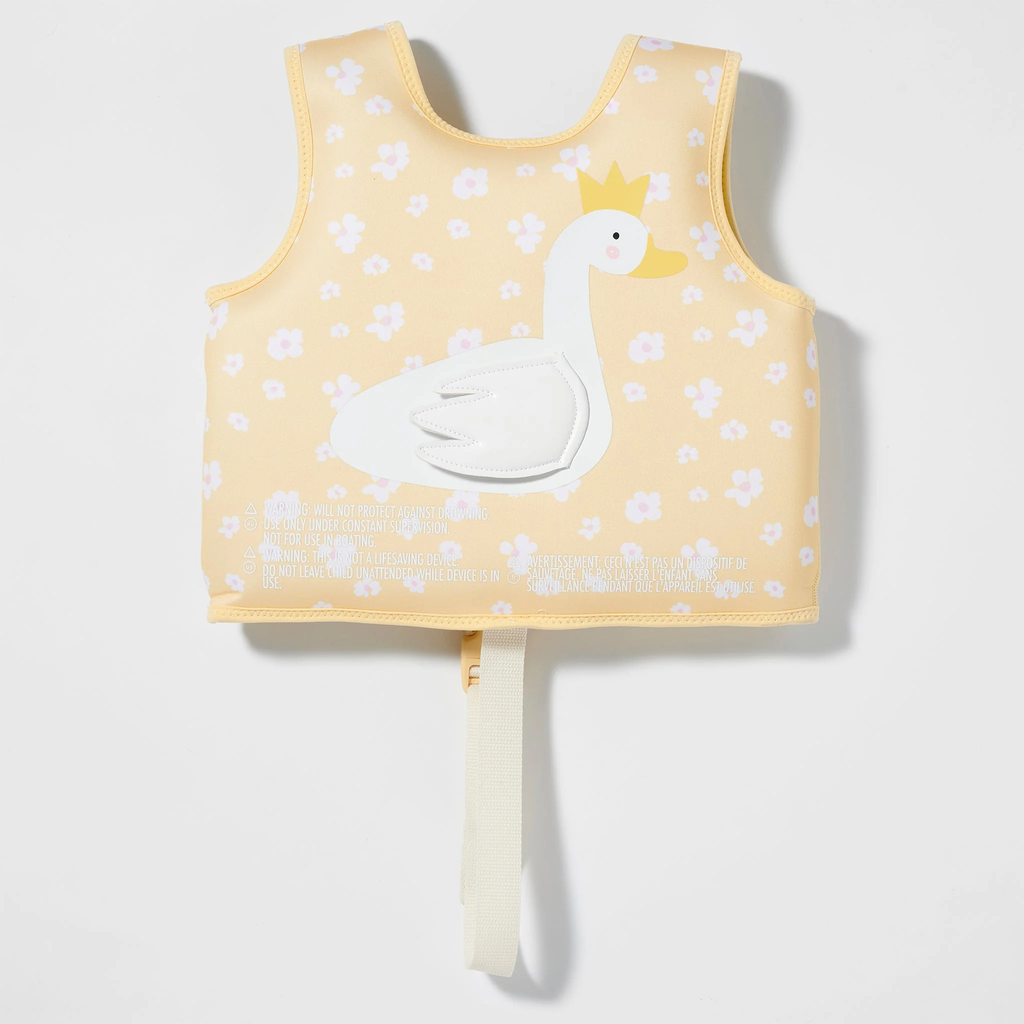 Kids Swim Vest Princess Swan Buttercup (1-2Y)