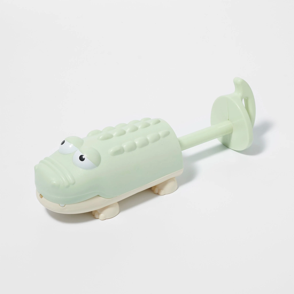 Water Squirters Crocodile Pastel Green