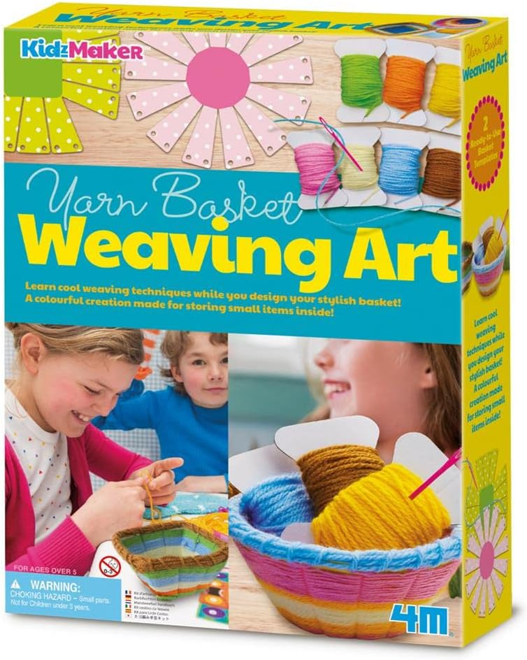 Yarn Basket Weaving Art Kit