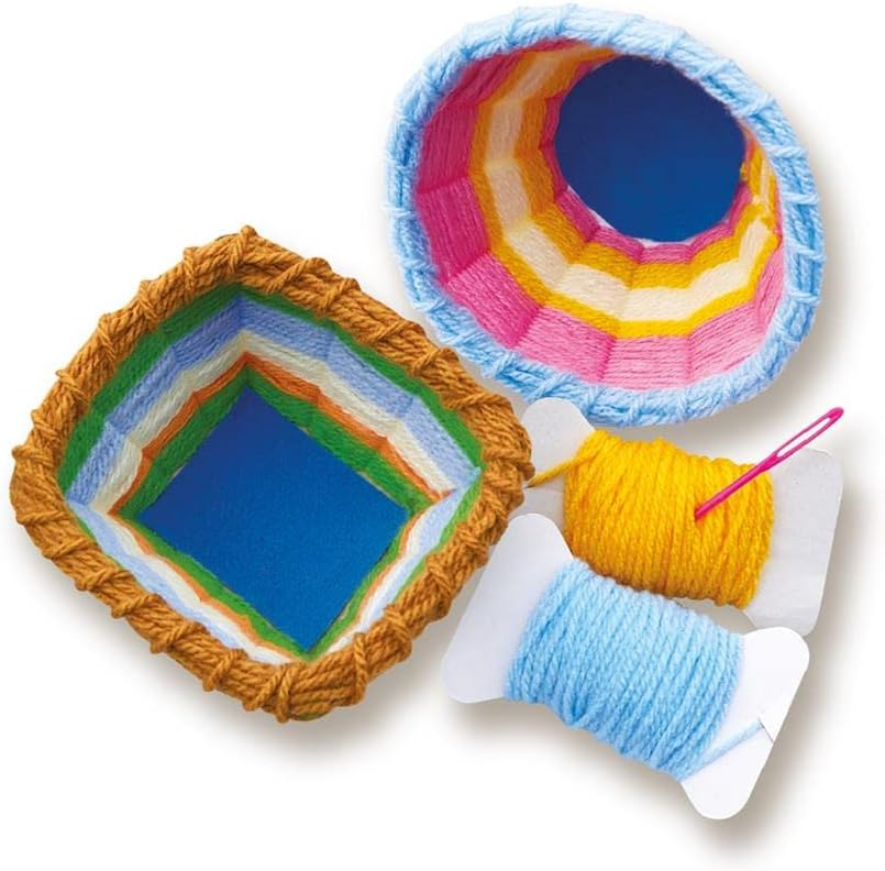 Yarn Basket Weaving Art Kit