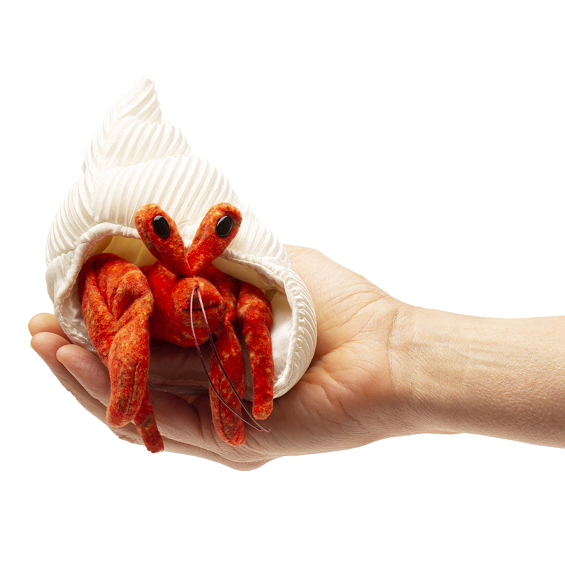 Hermit Crab Finger Puppets