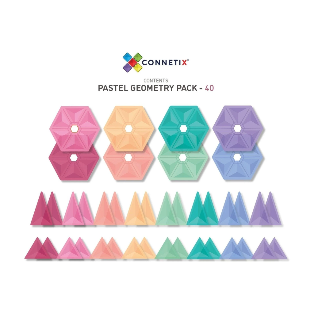 Pastel Geometry Pack 40pcs