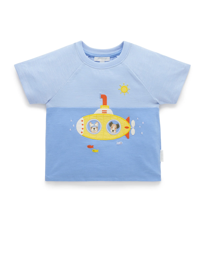 Submarine Relaxed Tee -  Surf