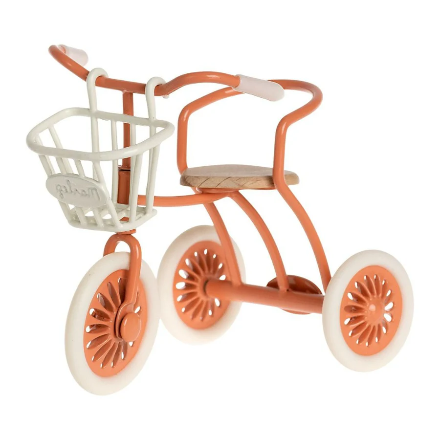 Tricycle for mouse coral & bike basket 2024