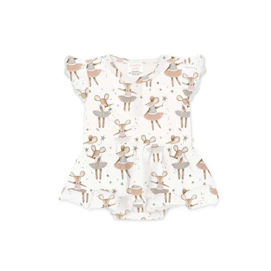 Bodysuit dress romper - Tutu Cute