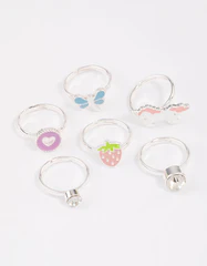 Celestial Unicorn Rings (Set of 6)