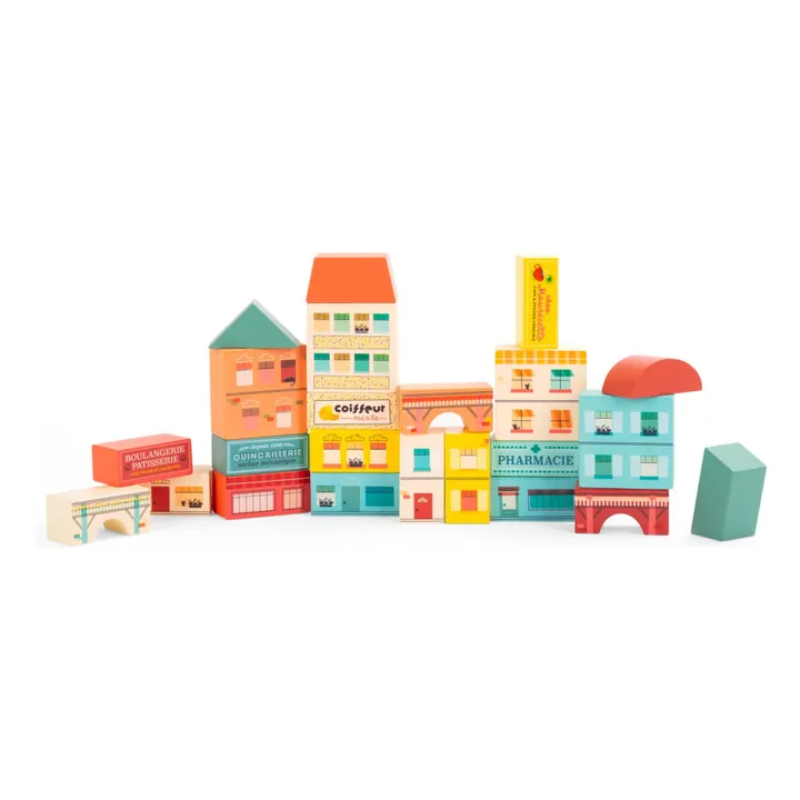 Avenue du Moulin village building blocks (34pcs)