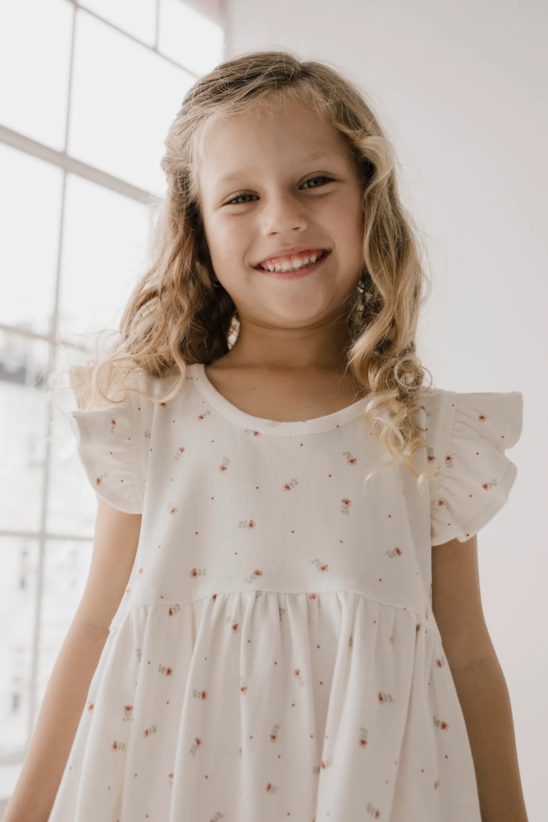 Ada Dress - Buttercup Floral – Lizzie Potts Kids