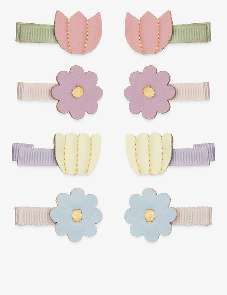 Meadow Floral Applique Clips - Blossom