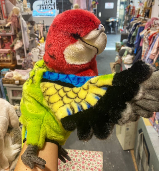 Easter Rosella Hand Puppet 43cm
