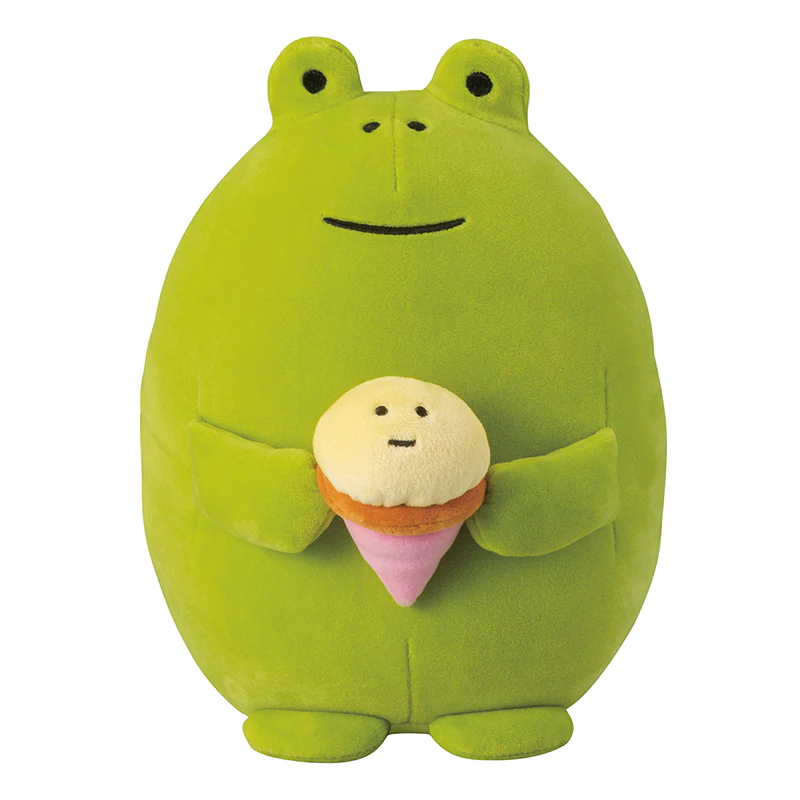 Puffy Frog & Ice Cream soft toy