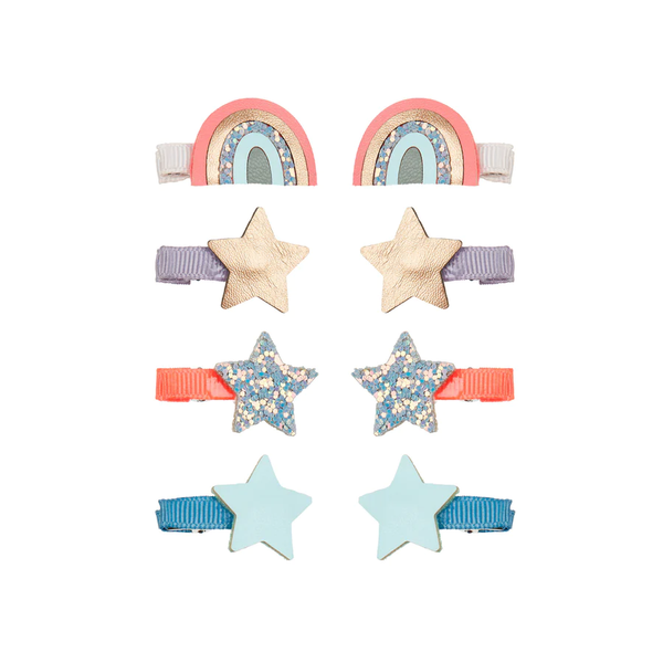 Over rainbow mini clips