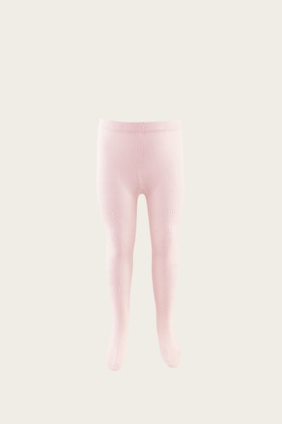 Pointelle Tights - Blush