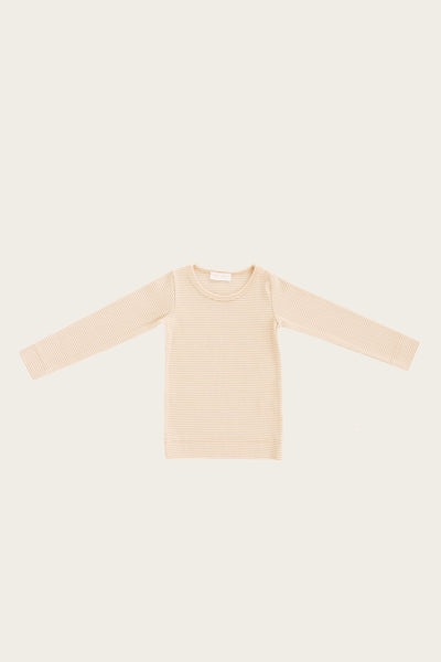 Charlie Top - Honey Peach Stripe