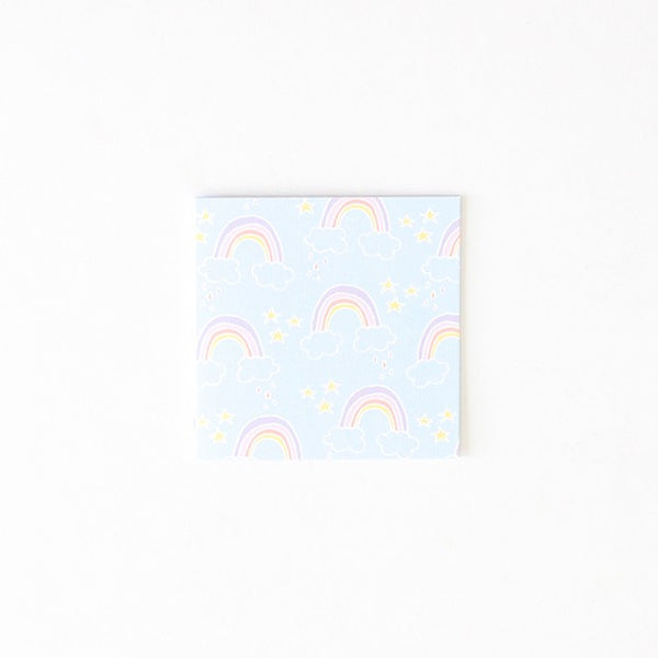 Rainbow stars card